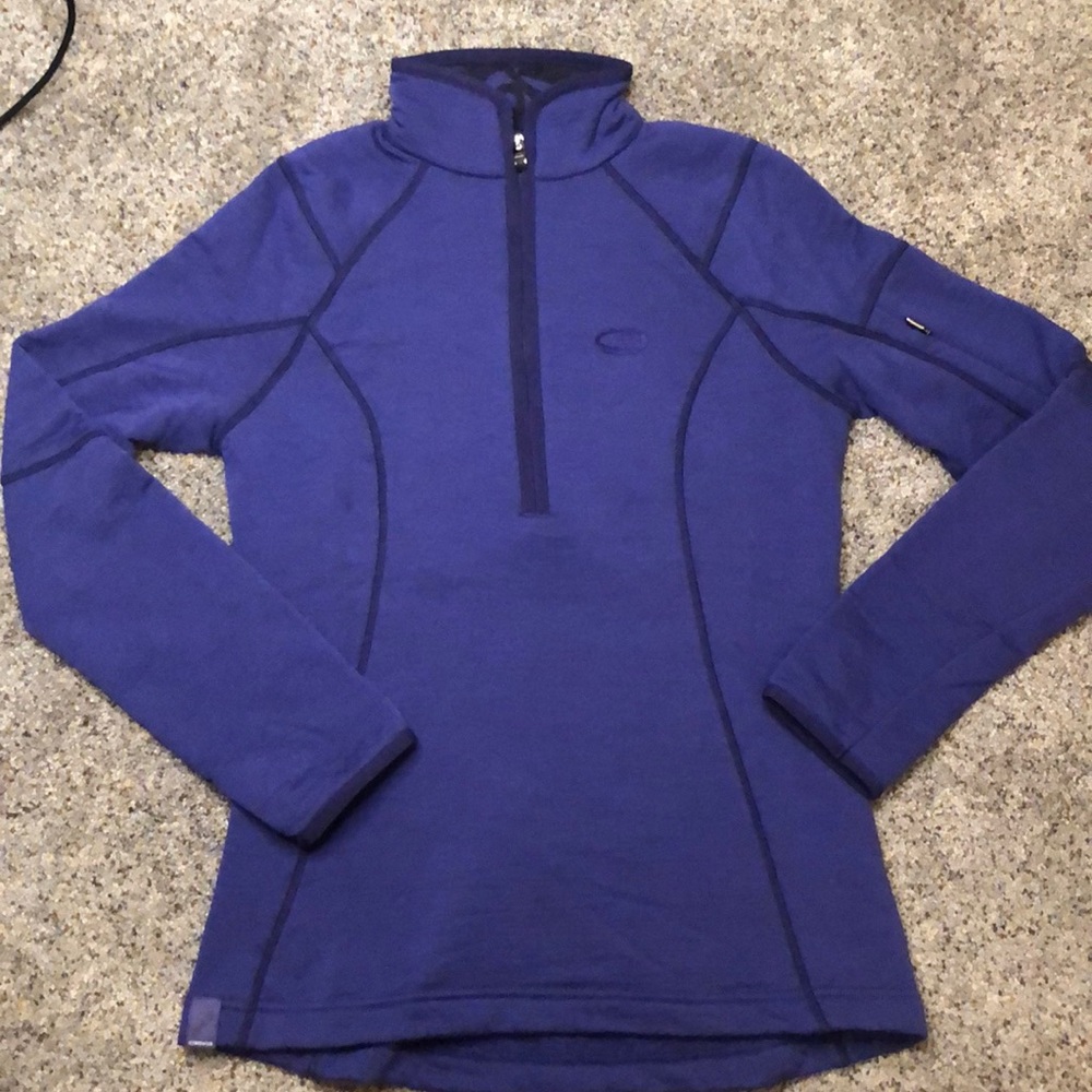 Icebreaker RealFleece merino long sleeve 1/2 zip top, XS